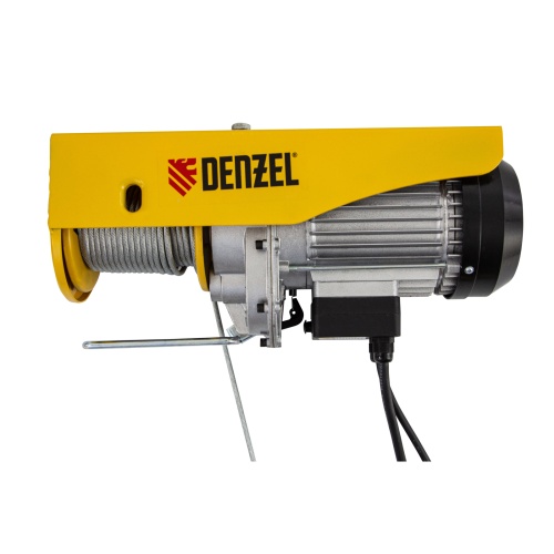 Тельфер электрический TF-800, 0.8 т, 1300 Вт, высота 12 м, 8 м/мин Denzel фото 3