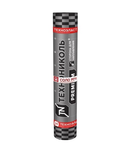 Материал кровельный Техноэласт Соло РП1 ЭКП-6.4, полиэфир, 8 м²