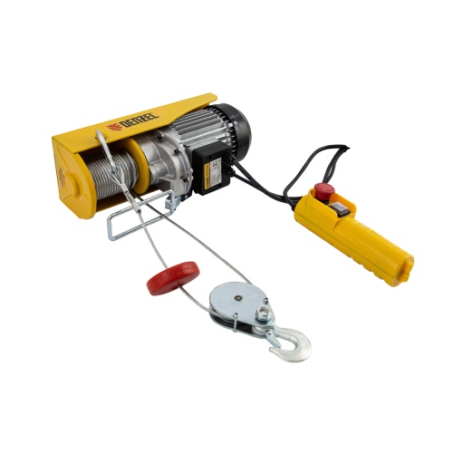 Тельфер электрический TF-800, 0.8 т, 1300 Вт, высота 12 м, 8 м/мин Denzel фото 2