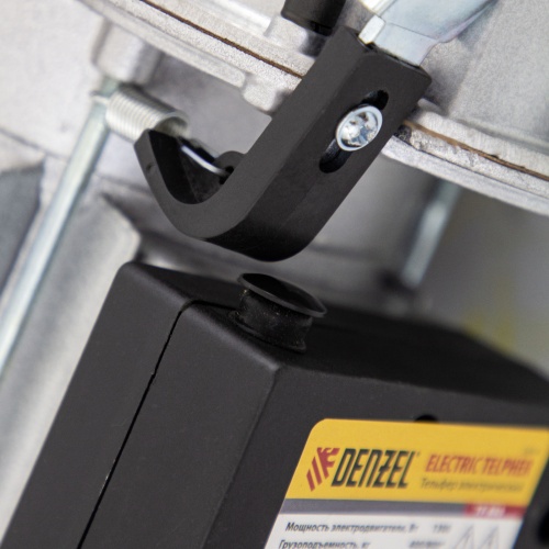 Тельфер электрический TF-800, 0.8 т, 1300 Вт, высота 12 м, 8 м/мин Denzel фото 8