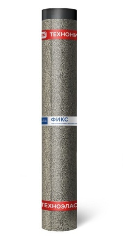 Материал кровельный Техноэласт Фикс ЭПМ-4, нижний слой, полиэфир, 10 м²