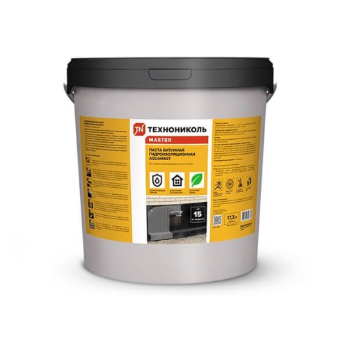 Мастика гидроизоляционная AquaMast, морозостойкая, 17,3 л