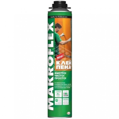 Клей-пена строительная Makroflex Prof, профессиональная, 850 мл