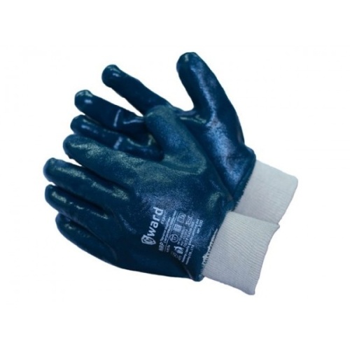 Перчатки с нитриловым покрытием маслобензостойкие