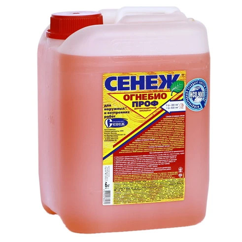 Деревозащитный препарат Сенеж Огнебио Проф 6 кг Деревозащитный препарат Сенеж Огнебио Проф 6 кг