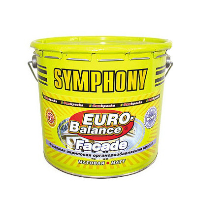 Краска Symphony Euro-Balance Facade Nord КС 2,7 л Краска Symphony Euro-Balance Facade Nord КС 2,7 л