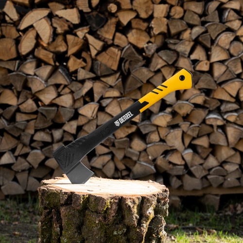 Топор-колун, F5, 1100 гр, двухкомпонентная рукоятка, 500 мм// Denzel фото 14 Топор-колун, F5, 1100 гр, двухкомпонентная рукоятка, 500 мм// Denzel фото 14