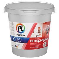 Краска для стен и потолков Profilux PL-07А акриловая матовая супербелая 1,4 кг
