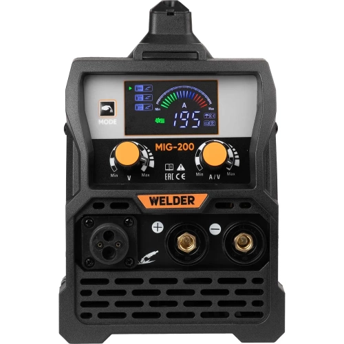 Сварочный аппарат WELDER MIG 5in1 LCD MIG-200-5в1-LCD фото 5 Сварочный аппарат WELDER MIG 5in1 LCD MIG-200-5в1-LCD фото 5
