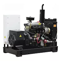 Дизельный генератор ООО "ПК "АЗИМУТ" QUANCHAI 10 кВт, 230В, открытый на раме АД-10С-230-1РМ5