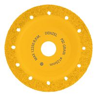 Чашка твёрдосплавная зачистная,125 мм, Плоская, мелкое зерно #32// Denzel