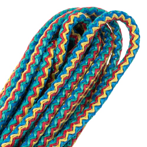 Шнур вязаный полипропиленовый с серд."Радуга", 8 мм, L 20 м, Сибртех фото 3