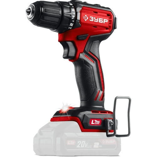 Бесщеточная дрель-шуруповерт ЗУБР 20 В, 45 Н·м, без АКБ (LMS) ДБ-45 Бесщеточная дрель-шуруповерт ЗУБР 20 В, 45 Н·м, без АКБ (LMS) ДБ-45