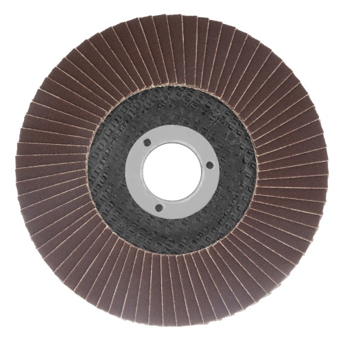 Круг лепестковый торцевой КЛТ-1, зернистость Р 80(16Н) 125 х 22.2 мм, "БАЗ" фото 2 Круг лепестковый торцевой КЛТ-1, зернистость Р 80(16Н) 125 х 22.2 мм, "БАЗ" фото 2