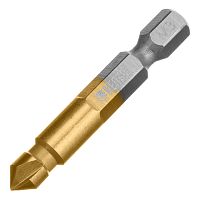 Зенковка конусная под М3, HSS, по металлу, 6-гранный хвостовик Denzel