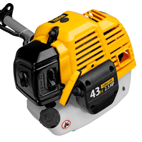 Триммер бензиновый DT 43S, 43 см3, 2.5 л. с, разъемная штанга, состоит из 2 частей Denzel фото 5