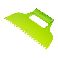 Шпатель для клея, пластмассовый, зубчатый 6 х 6 мм Сибртех