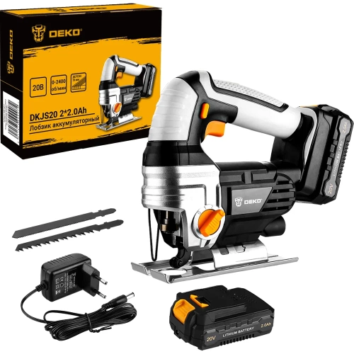 Аккумуляторный лобзик DEKO DKJS20 20 В. 2 АКБ 2.0 Ач 063-4211 фото 3 Аккумуляторный лобзик DEKO DKJS20 20 В. 2 АКБ 2.0 Ач 063-4211 фото 3
