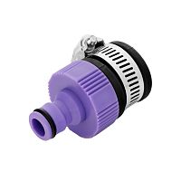 Адаптер пластмассовый, 3/4 с внешним хомутом Palisad