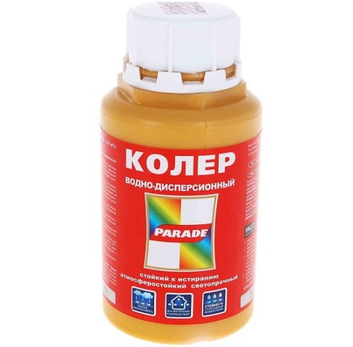 Колер водно-дисперсионный Parade Classic №201 Охра 0,25 л
