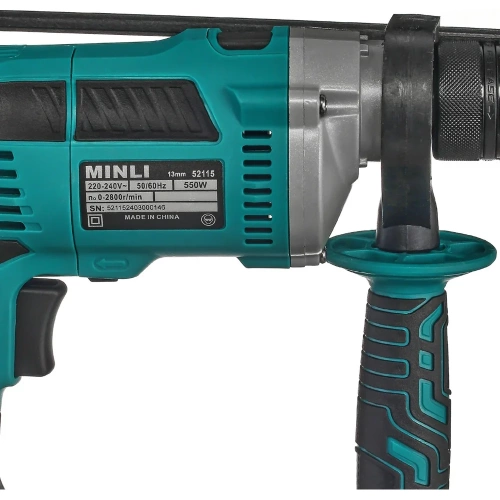 Дрель ударная MINLI 13 мм, 550Вт 52115 фото 6
