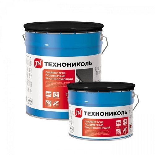 Праймер полимерный ТЕХНОНИКОЛЬ № 08 быстросохнущий, 20 л