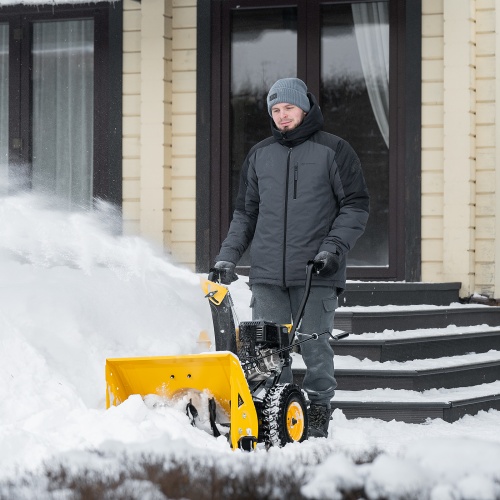Бензиновая снегоуборочная машина SB 560, 212 cc, ручной старт Denzel фото 26