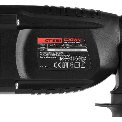 Перфоратор Crown CT18181 BMC фото 9 Перфоратор Crown CT18181 BMC фото 9