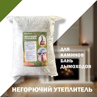 Негорючий утеплитель для дымохода, бани, печей