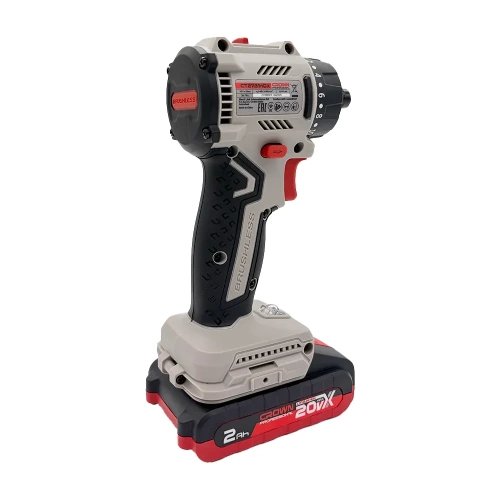 Дрель-шуруповерт аккумуляторная со сменными патронами Crown CT21131HQX-2 BMC фото 11 Дрель-шуруповерт аккумуляторная со сменными патронами Crown CT21131HQX-2 BMC фото 11