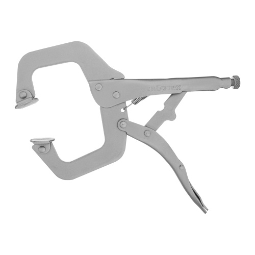 Зажим ручной, увеличенный захват, подвижные губки, 270 мм Сибртех фото 4