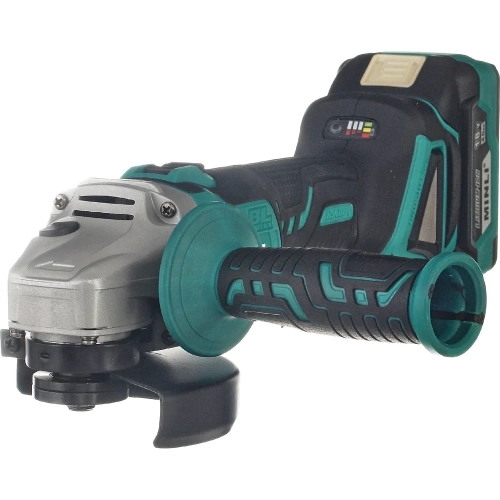 Аккумуляторная бесщеточная угловая шлифмашина MINLI 125mm Li-ion 18Vx2 DC201-4.0A фото 5