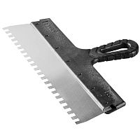 Шпатель зубчатый Зубр Мастер 10078-25-10 250 мм зуб 10х10 мм