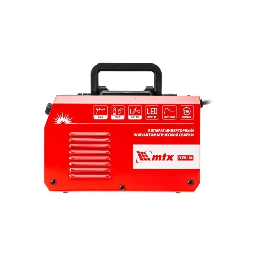 Аппарат инверторный полуавтомат. cварки MTX FCAW-130, 130 А, ПВ 60 94300 фото 7