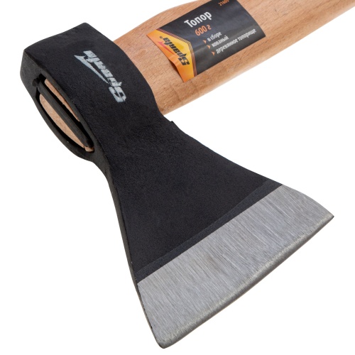 Топор, 600 г, в сборе, кованый, деревянное топорище Sparta фото 5