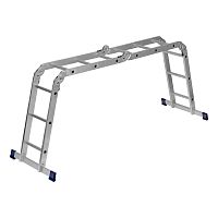 Лестница шарнирная алюминиевая, 4 х 3 ступени, Сибртех