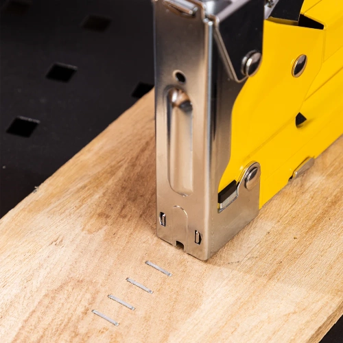 Cтроительный мебельный регулируемый металлический степлер DELI DL1313 3-в-1, скобы D/U/T-типов, 4-14 мм, 600 скоб в комплекте 98416 фото 9 Cтроительный мебельный регулируемый металлический степлер DELI DL1313 3-в-1, скобы D/U/T-типов, 4-14 мм, 600 скоб в комплекте 98416 фото 9