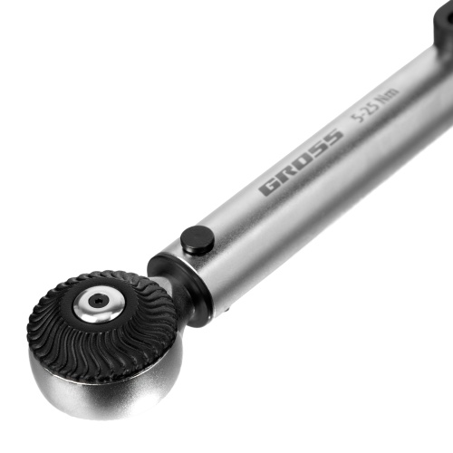 Ключ динамометрический, 5-25 Нм, 1/4", CrV  Gross фото 4