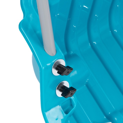 Скрепер-волокуша для уборки снега, полипропилен, колеса, 595х715х1445мм, рукоятка с ПВХ, LUXE Palisad фото 8