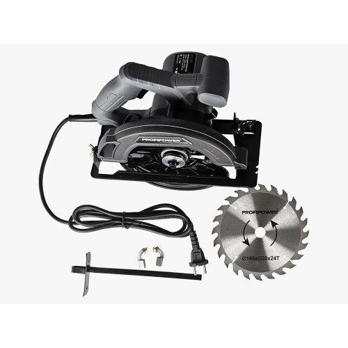 Пила циркулярная Profipower ДП-185 (1200Вт, 5500об/мин, диск 185x20мм, пропил 42/60мм, 45) E0265 фото 3 Пила циркулярная Profipower ДП-185 (1200Вт, 5500об/мин, диск 185x20мм, пропил 42/60мм, 45) E0265 фото 3