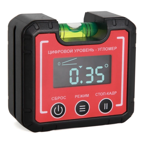 Компактный электронный уровень-угломер TECHNICOM с магнитом, 65 мм, 0-360°, ЖК дисплей, 2 магнита, автокалибровка, автоотключение TC-LA65C фото 10 Компактный электронный уровень-угломер TECHNICOM с магнитом, 65 мм, 0-360°, ЖК дисплей, 2 магнита, автокалибровка, автоотключение TC-LA65C фото 10