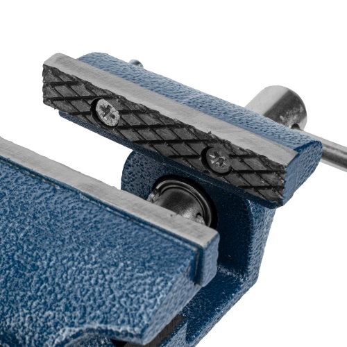 Тиски слесарные, настольные, поворотные, ширина рабочих губок 65 мм, наковальня Сибртех фото 8