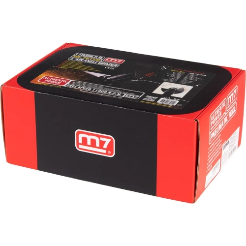 Пневматическая угловая шлифовальная машина (УШМ) MIGHTY SEVEN 125 мм, 11000 об/мин, с рычажным выключателем QB-7215M фото 8 Пневматическая угловая шлифовальная машина (УШМ) MIGHTY SEVEN 125 мм, 11000 об/мин, с рычажным выключателем QB-7215M фото 8