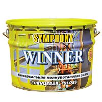 Эмаль полиуретановая Symphony Winner А глянцевая 9 л
