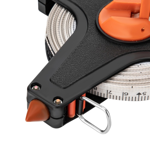 Рулетка геодезическая, 30 м х 12,5 мм, лента ПВХ, открытый корпус Sparta фото 7