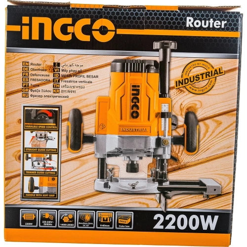 Фрезер INGCO 2200 INDUSTRIAL RT22008 фото 9 Фрезер INGCO 2200 INDUSTRIAL RT22008 фото 9