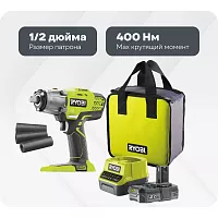 Аккумуляторный гайковерт Ryobi ONE+ R18IW3-120S 5133003574