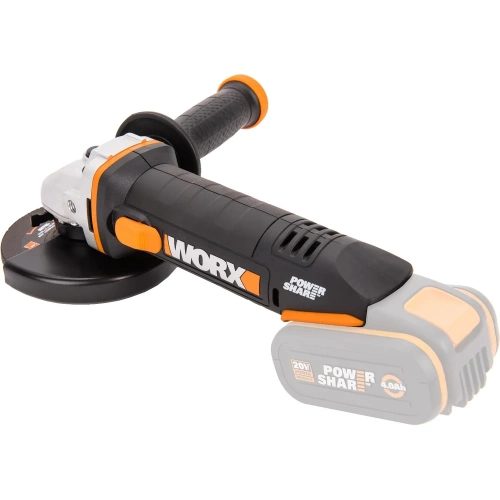 Аккумуляторная угловая шлифмашина WORX без АКБ и ЗУ WX803.9 фото 3 Аккумуляторная угловая шлифмашина WORX без АКБ и ЗУ WX803.9 фото 3