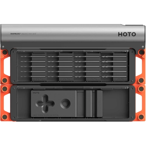 Электрическая мини-дрель с набором свёрл HOTO SNAPBLOQ Electric Mini Drill Set (20 предметов, серый, красный, D-A03) HFE0023GL Электрическая мини-дрель с набором свёрл HOTO SNAPBLOQ Electric Mini Drill Set (20 предметов, серый, красный, D-A03) HFE0023GL