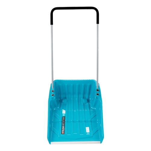 Скрепер-волокуша для уборки снега, полипропилен, колеса, 595х715х1445мм, рукоятка с ПВХ, LUXE Palisad фото 2